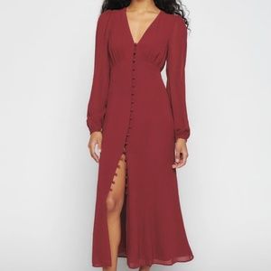 worn for 3 hours size 14 reformation dress